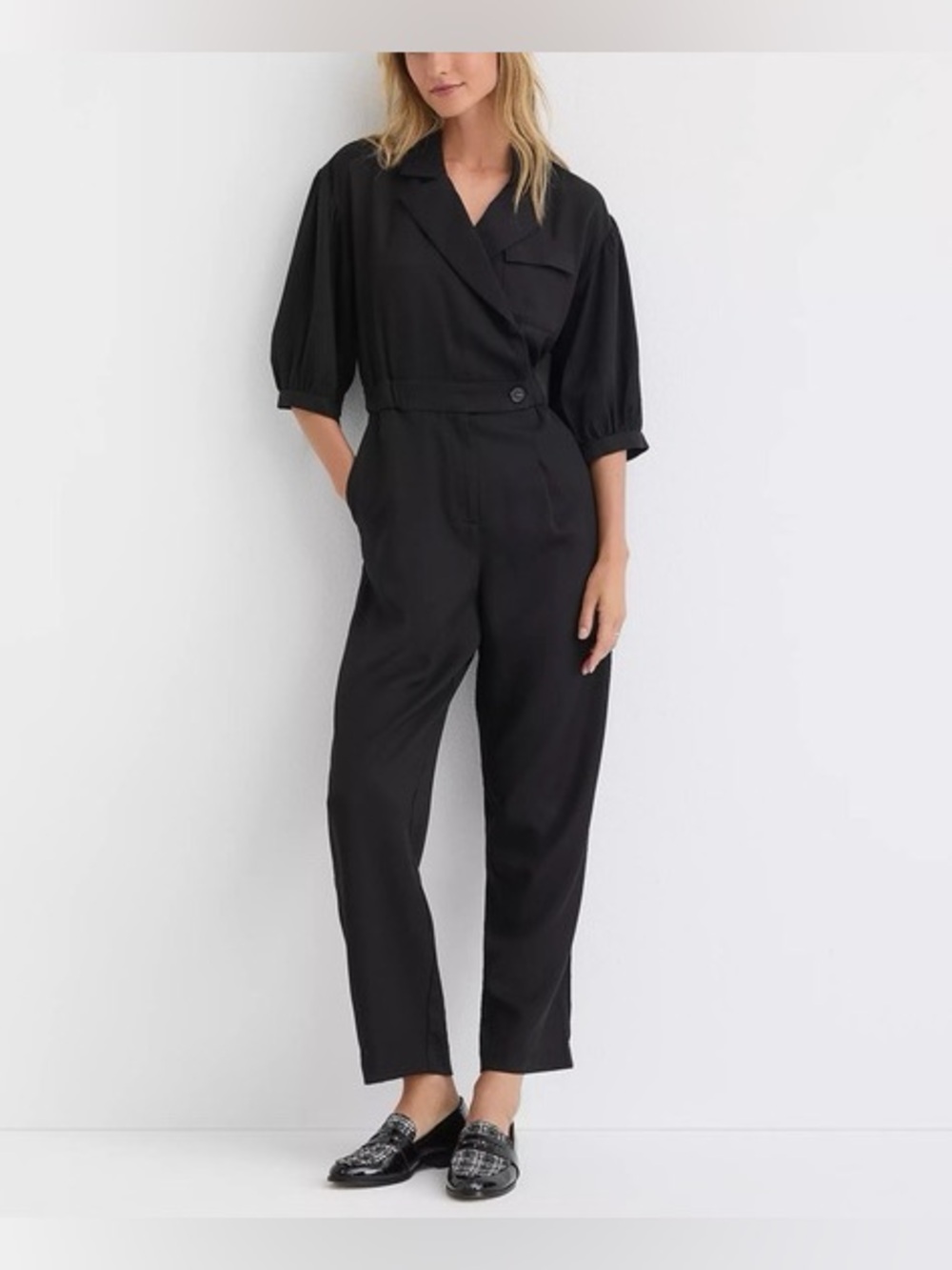 Loft Black Jumpsuit Size 8